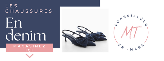Les chaussures en denim: Un must ce printemps
