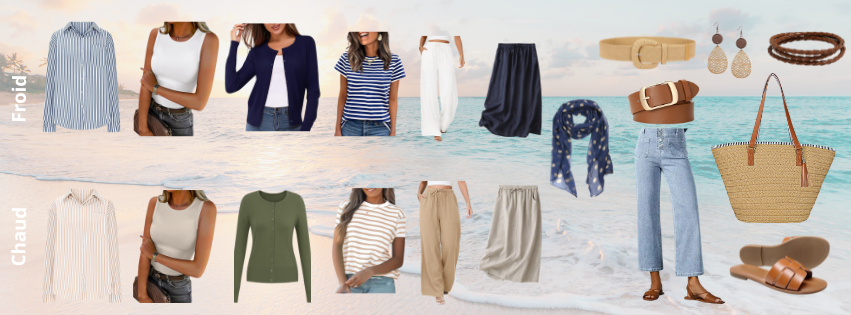 Capsule estivale pour teint froid ou chaud