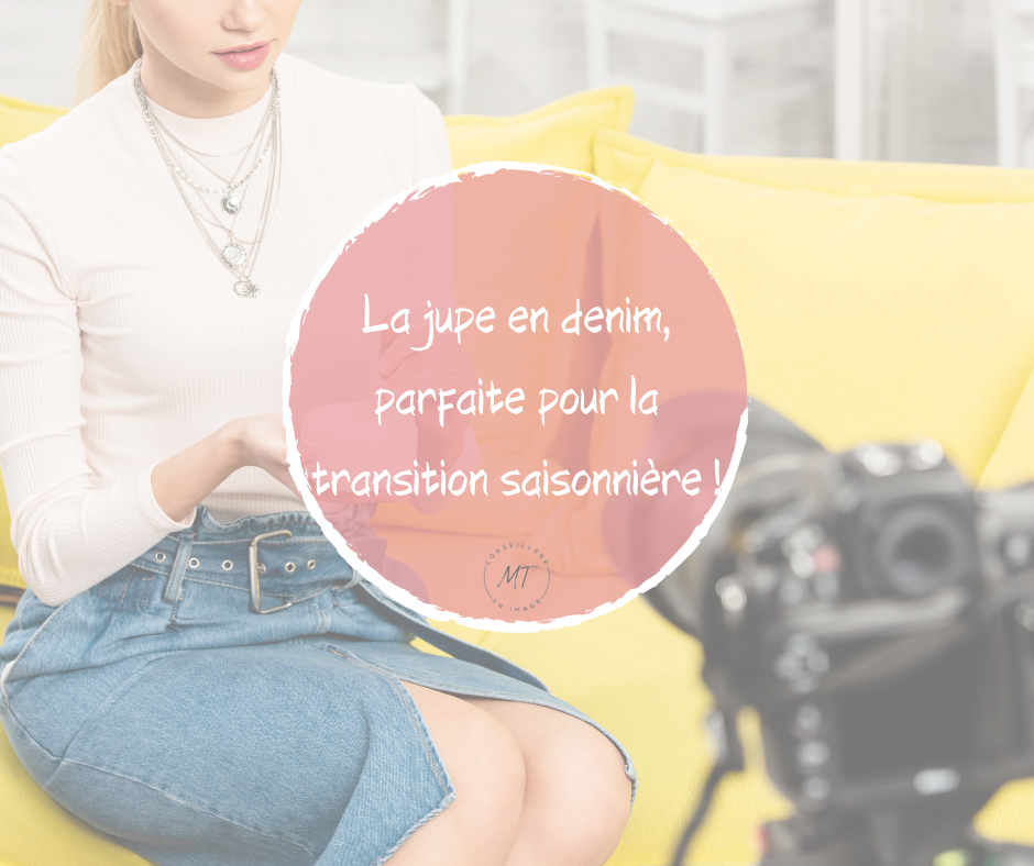 La jupe en denim:  Parfaite pour la transition saisonnière !