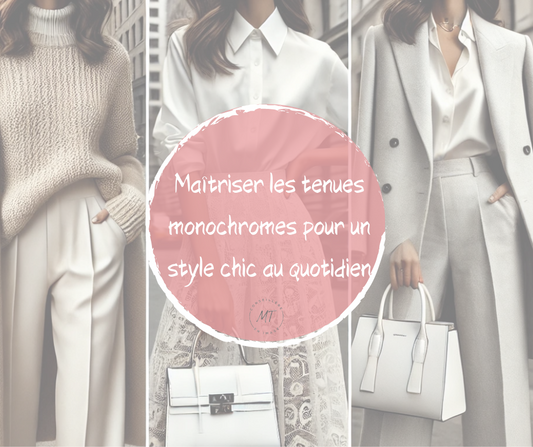 Maîtriser les tenues monochromes pour un style chic au quotidien.