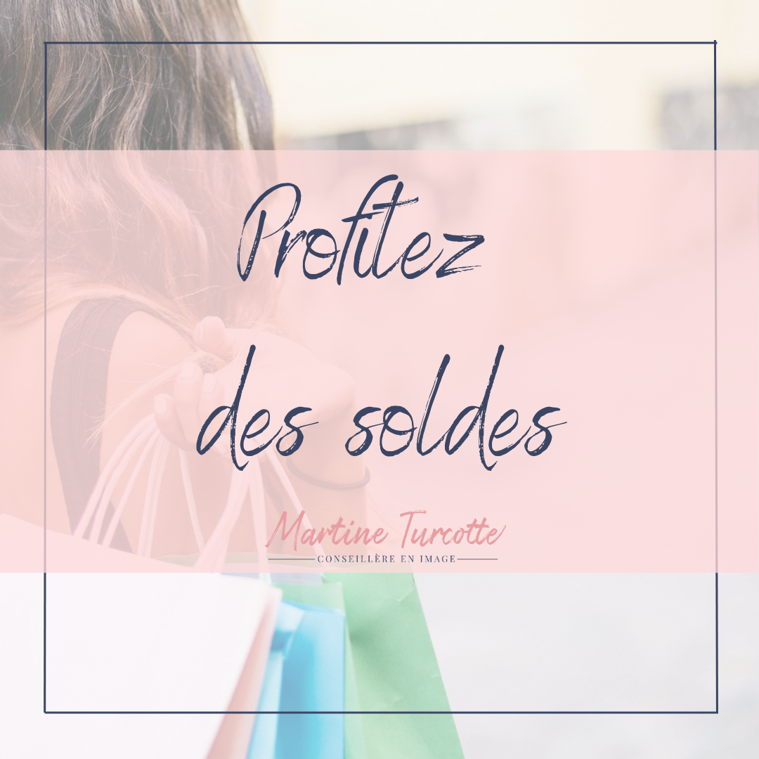 Profitez des soldes!